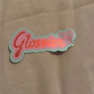 Glossier sticker